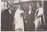 Børge Madsen og Ellen Jensens bryllup